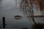 Senftenberger See im Nebel