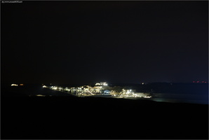 Tagebau Welzow bei Nacht